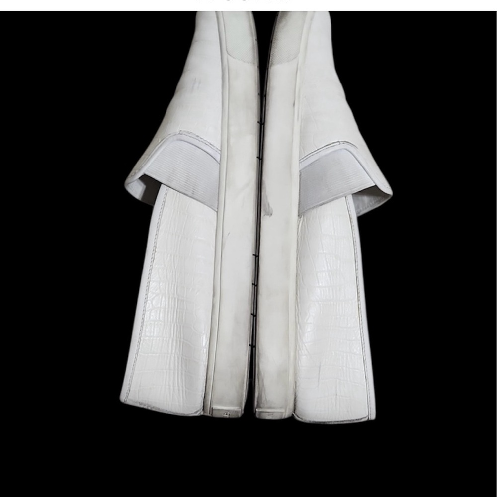 Vince White Textured Footwear